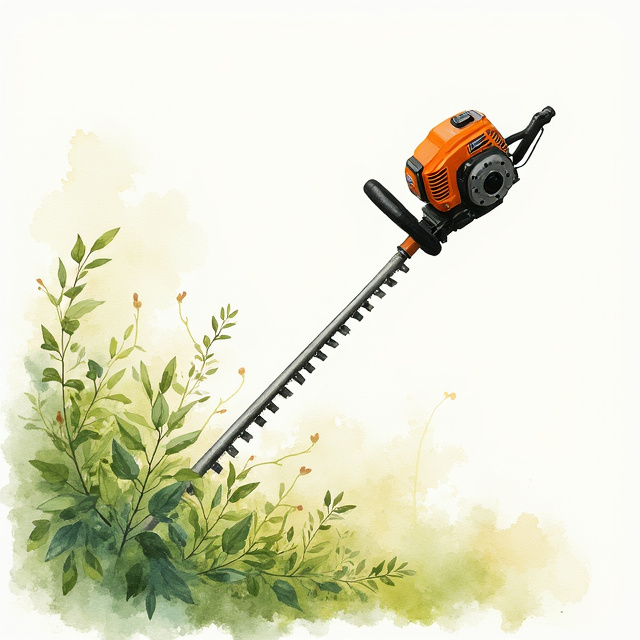 Gas Powered Pole Hedge Trimmers