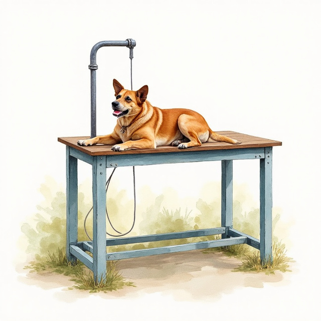 Heavy-Duty Pet Grooming Tables