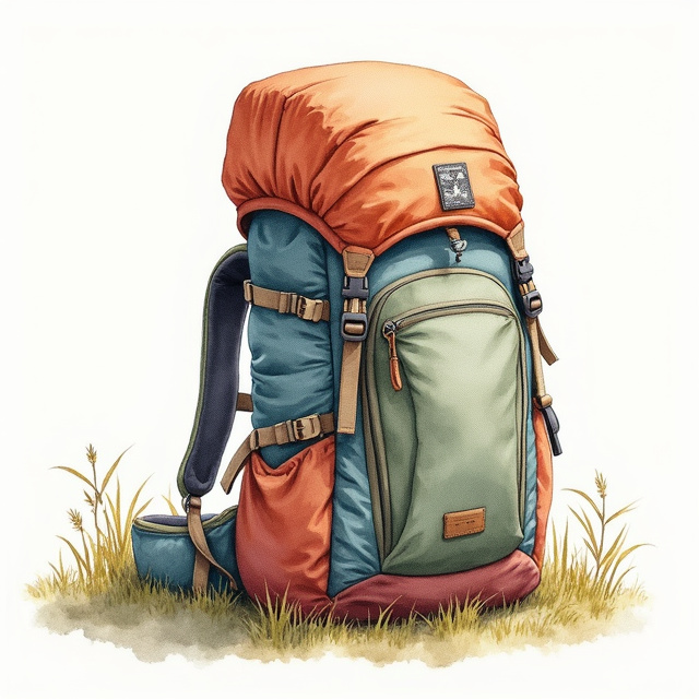 High Capacity Hiking Backpacks