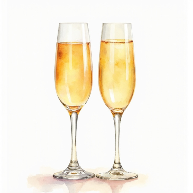 High-end Champagne Flutes