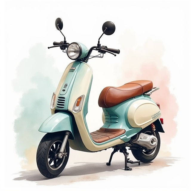 Hybrid Motor Scooters
