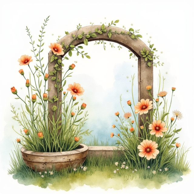 Recycled Garden Decor