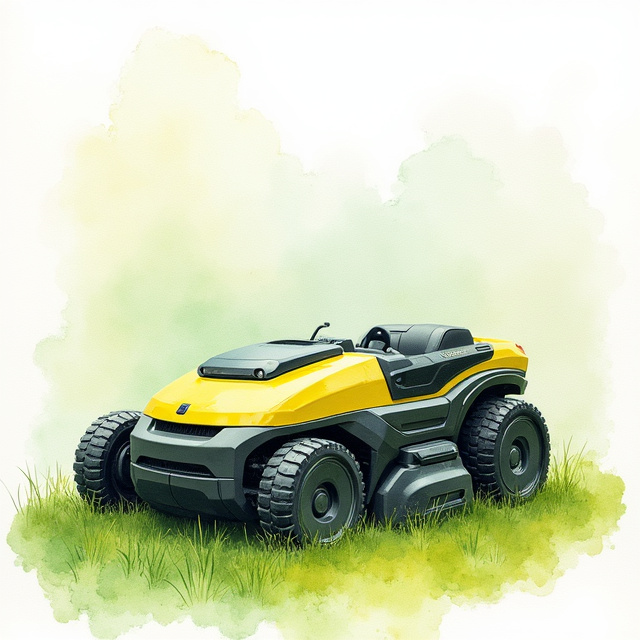 Robot Lawn Mowers with GPS