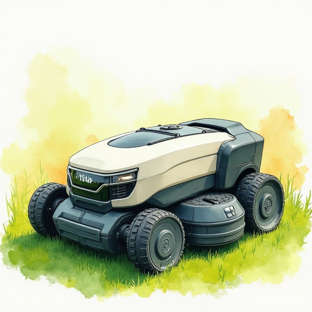 Robotic Lawn Mowers with GPS