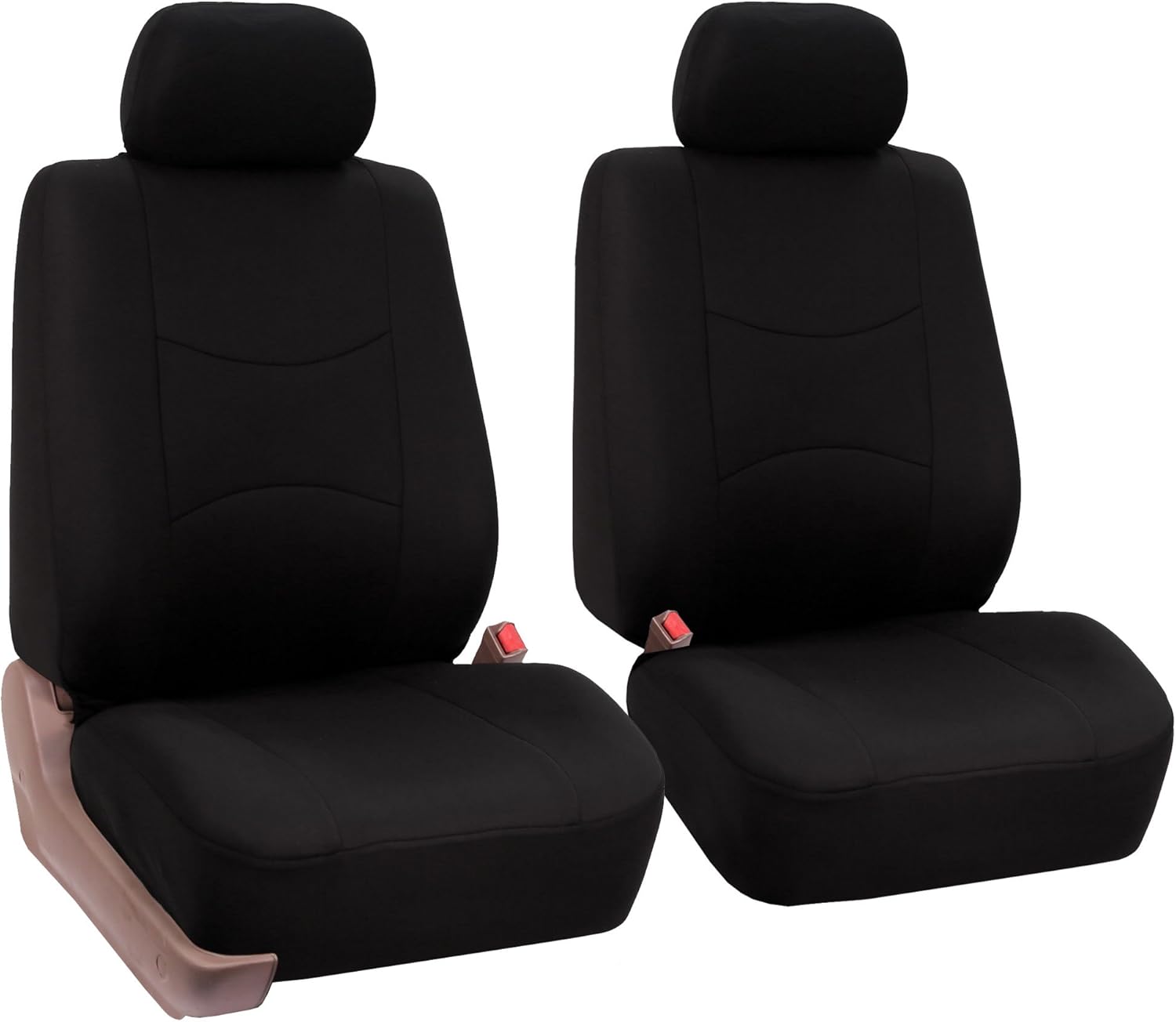 Fh Group Universal Fit Full Set Flat Cloth Fabric Car Seat Cover
