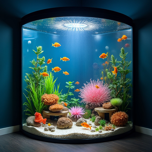 If Dogs Could Shop — They'd Pick These Corner Aquariums