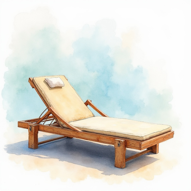 Adjustable High-End Sun Loungers