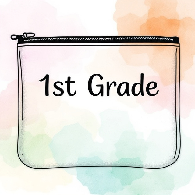 Pencil Cases for 1st Grade
