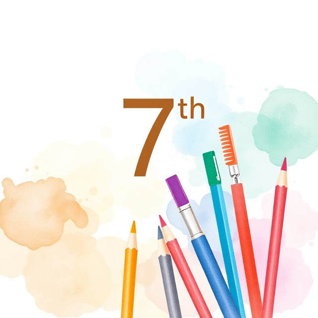 Art Supplies for 7th Grade