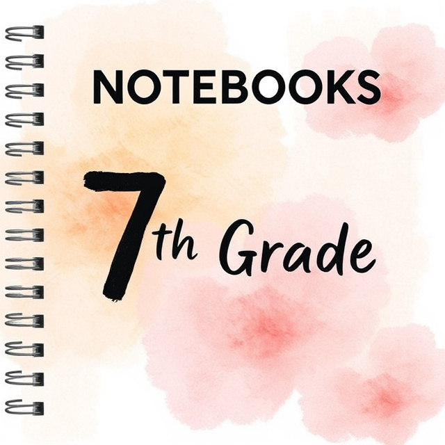 Notebooks for 7th Grade