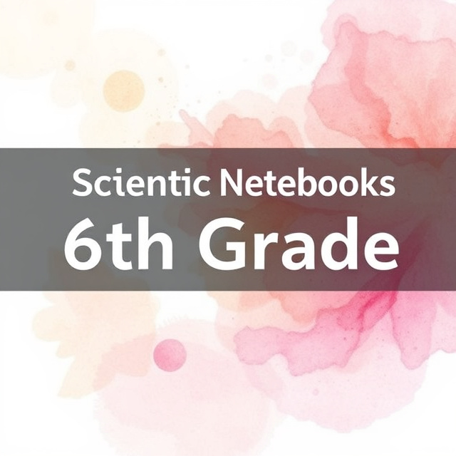 Scientific Notebooks for 6th Grade