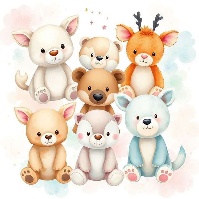 Animal Themed Plush Sets