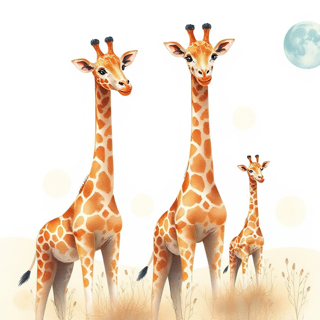 Giant Giraffes for Baby Rooms