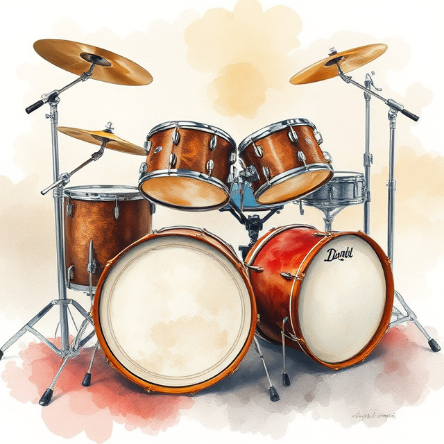 Vintage Acoustic Drum Kits