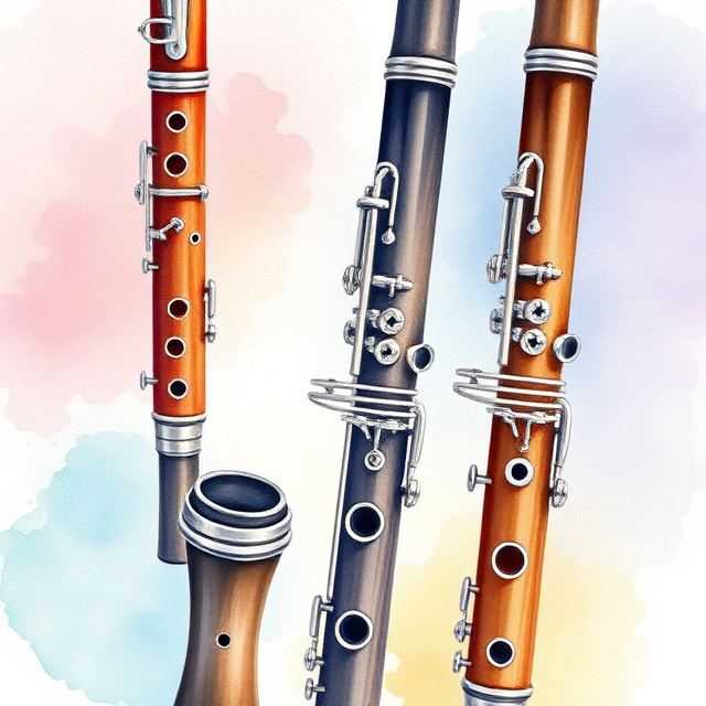 Wooden Intermediate Clarinets