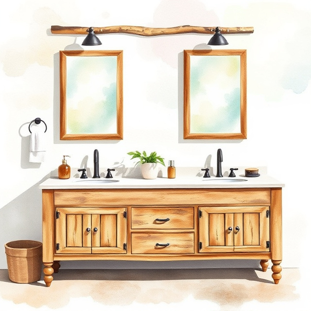 Rustic Bath Vanities