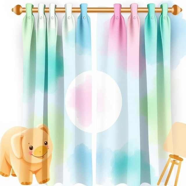Kids Room Curtain Clips
