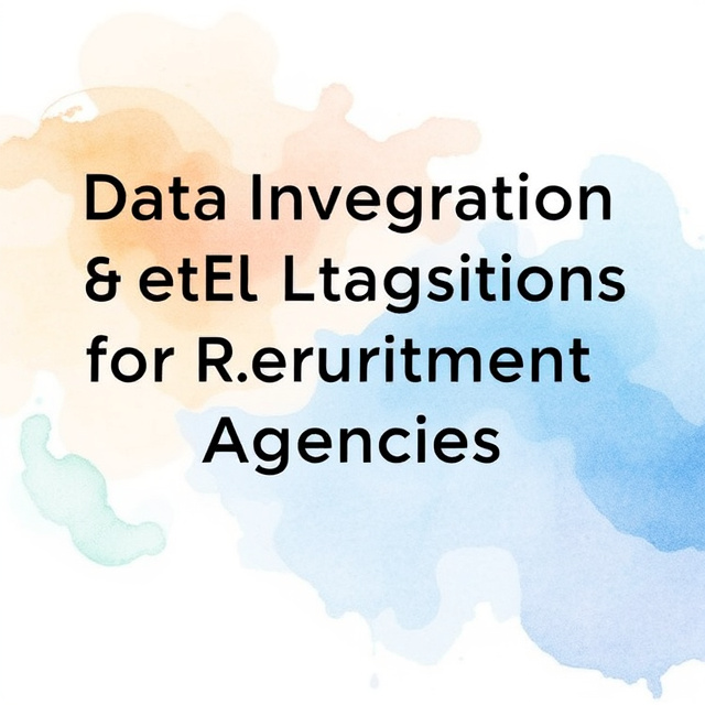 Data Integration & ETL Tools for Recruitment Agencies