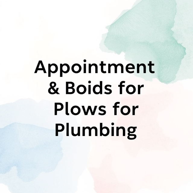 Appointment Scheduling & Booking Tools for Plumbers
