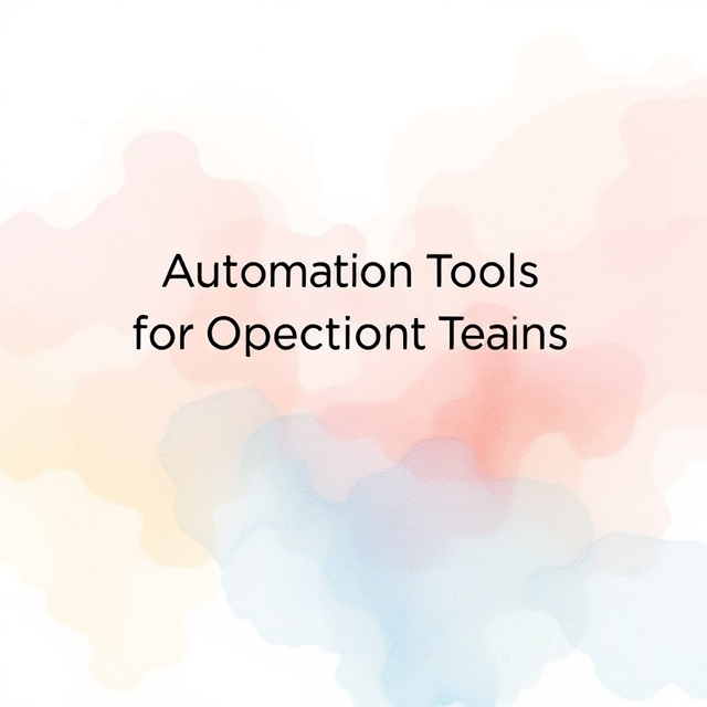 Automation Tools for Operations Teams
