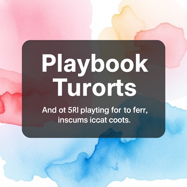 Playbook Tools for SDR and BDR Teams