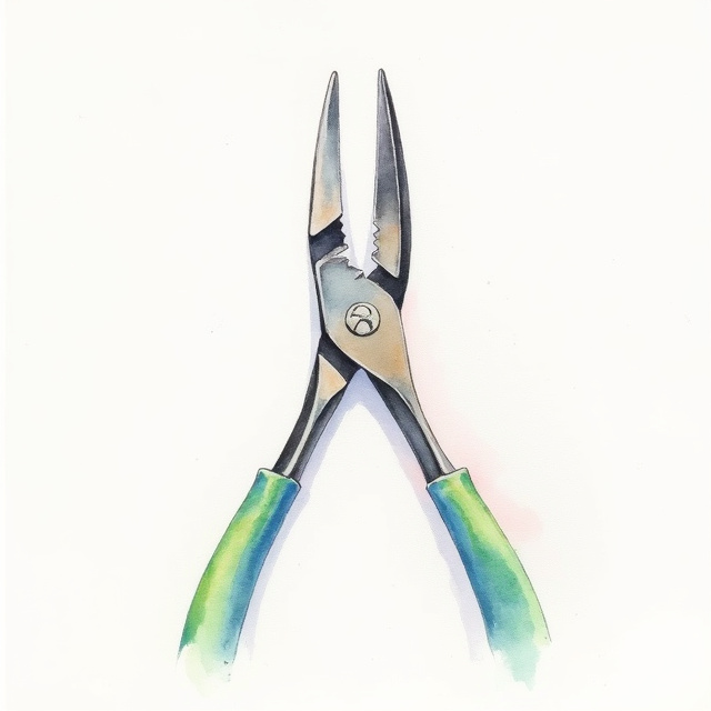 Long Reach Needle Nose Pliers