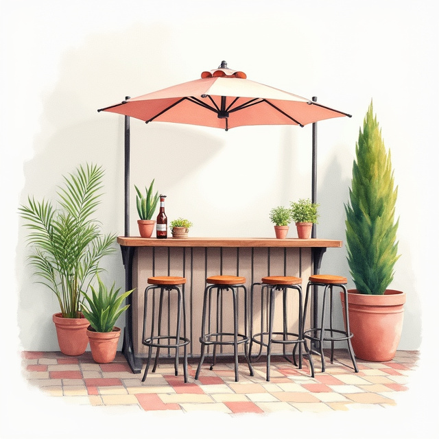 Metal Outdoor Bar Sets
