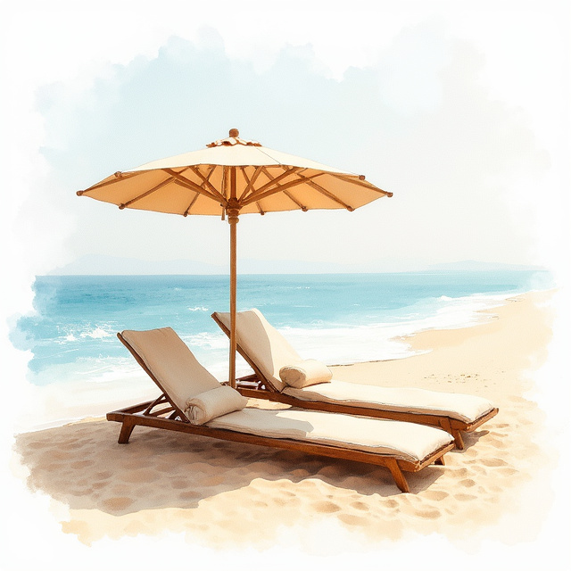 Portable Designer Sun Loungers