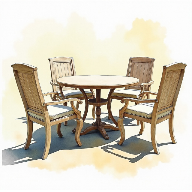 Round Patio Dining Sets under $500