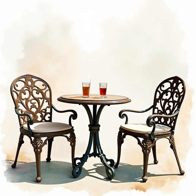Wrought Iron Outdoor Bar Sets