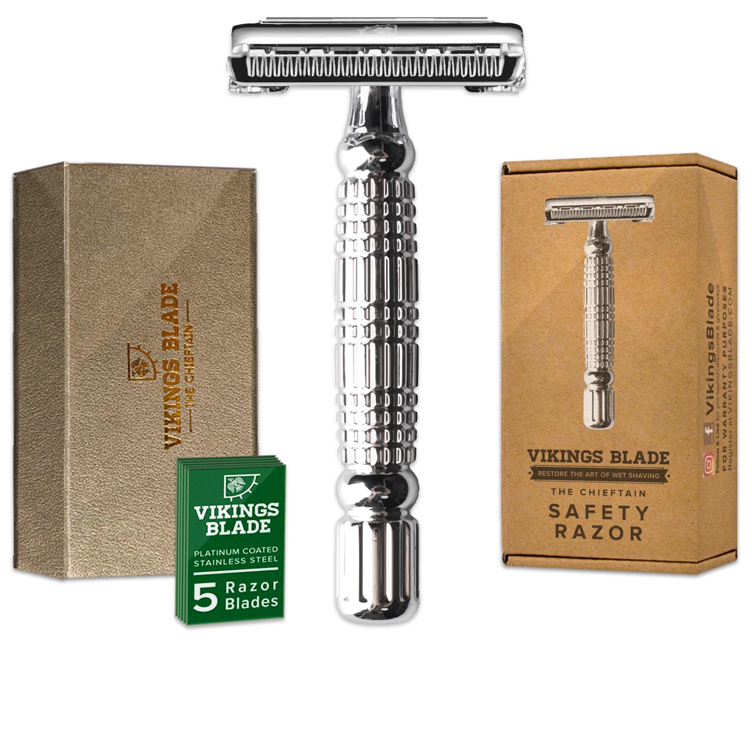 Viking Blade The Chieftain Double Edge Safety Razor