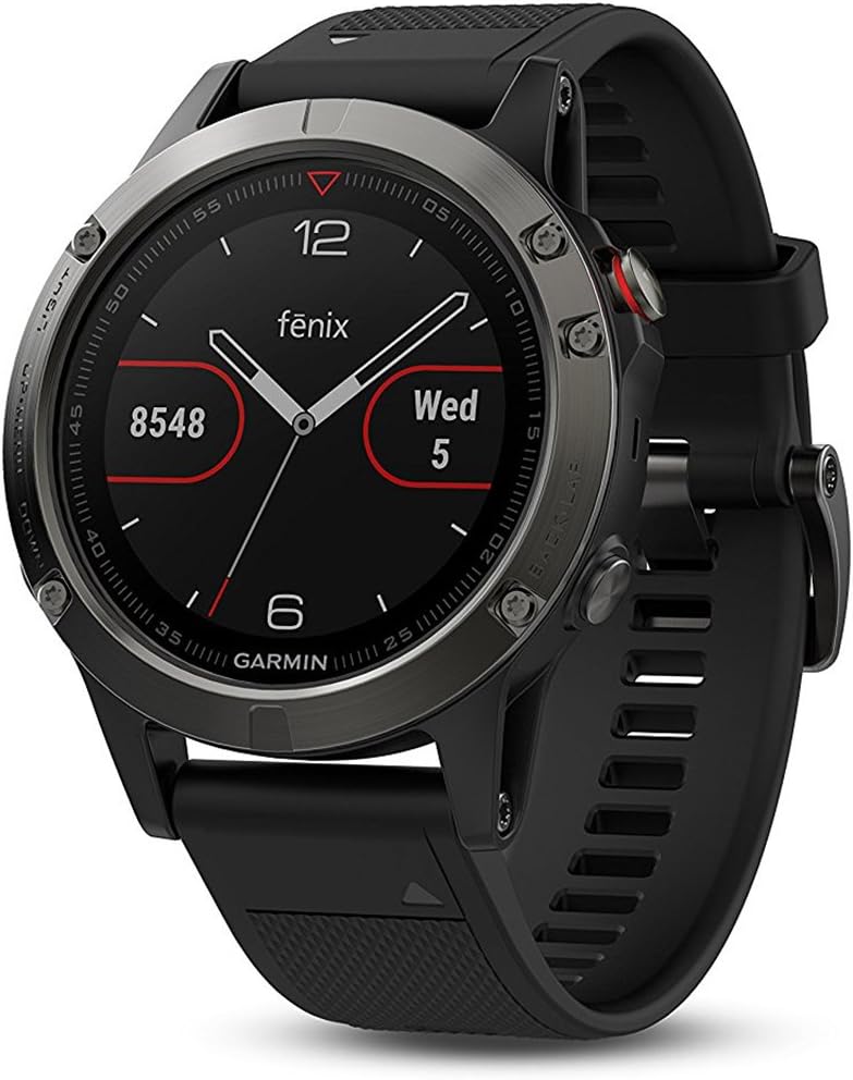 Garmin Fenix 5X Sapphire - Slate Gray with Black Band