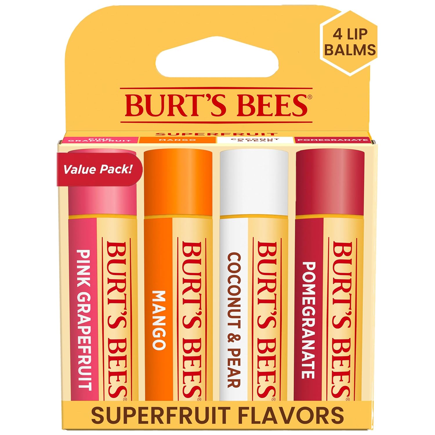 Burt's Bees 100% Natural Moisturizing Lip Balm