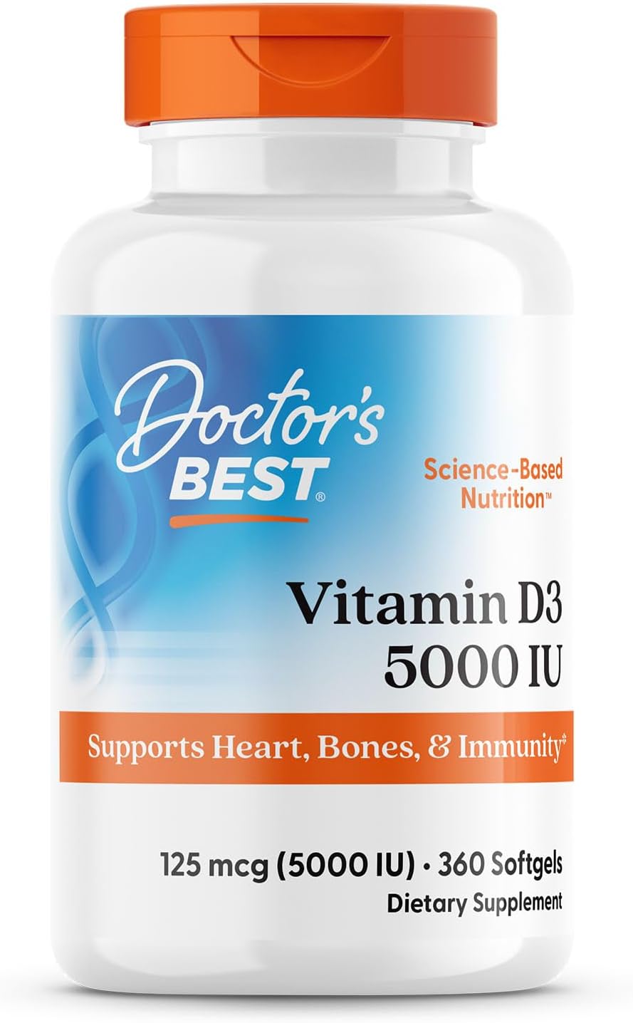 Doctor's Best Vitamin D3 5000IU