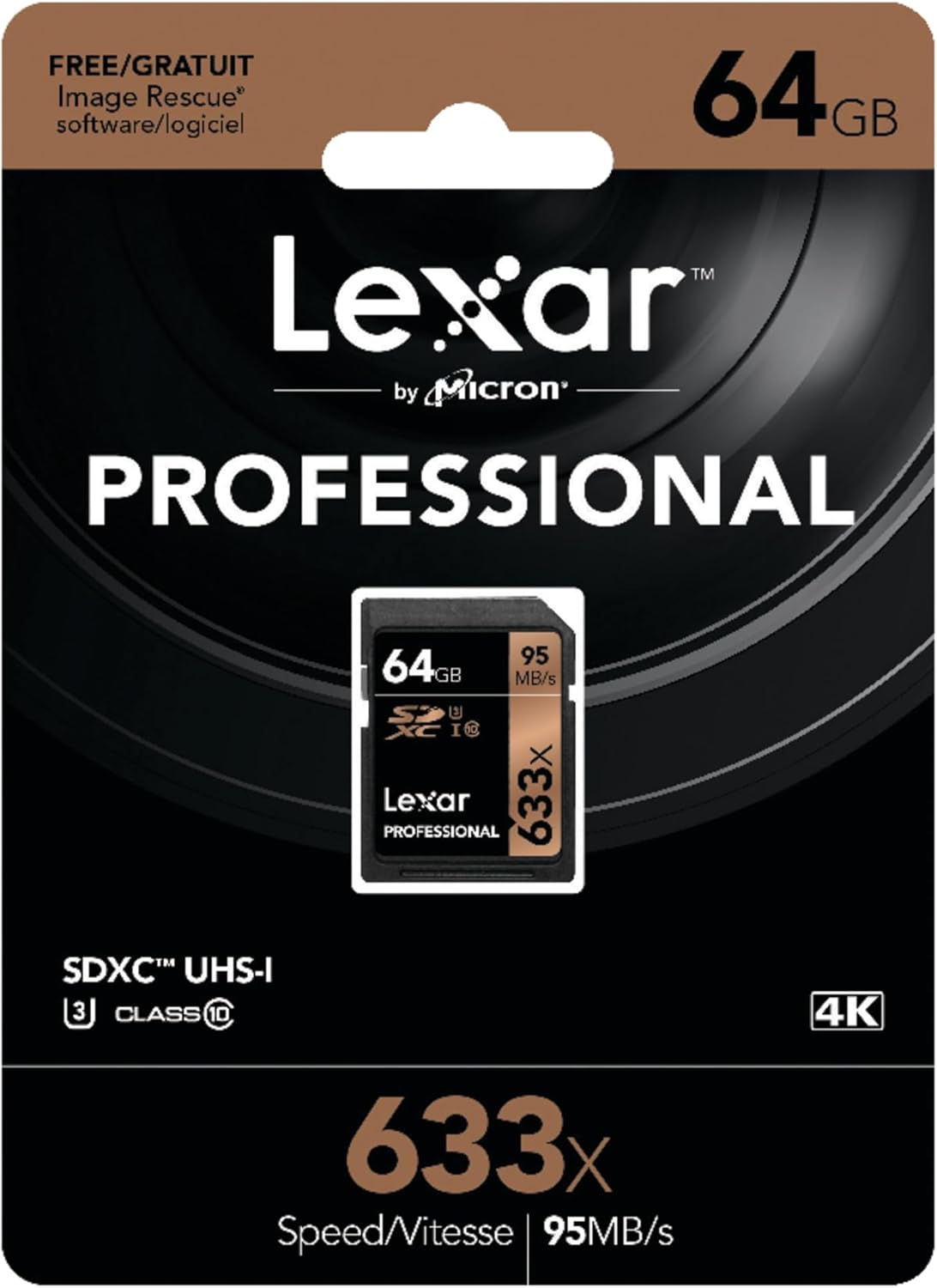 Lexar Professional 633x 64GB SDXC UHS-I Card