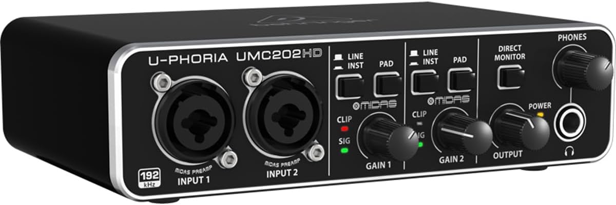 Behringer U-PHORIA UMC202HD Audio Interface