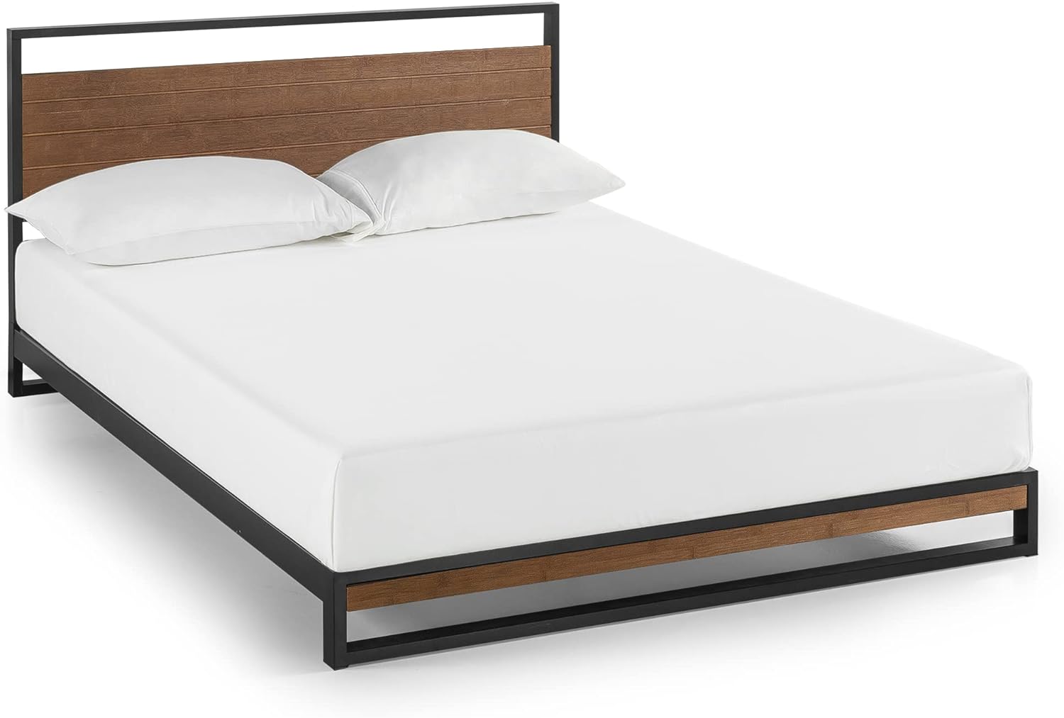Zinus Olivia Metal and Wood Platform Bed