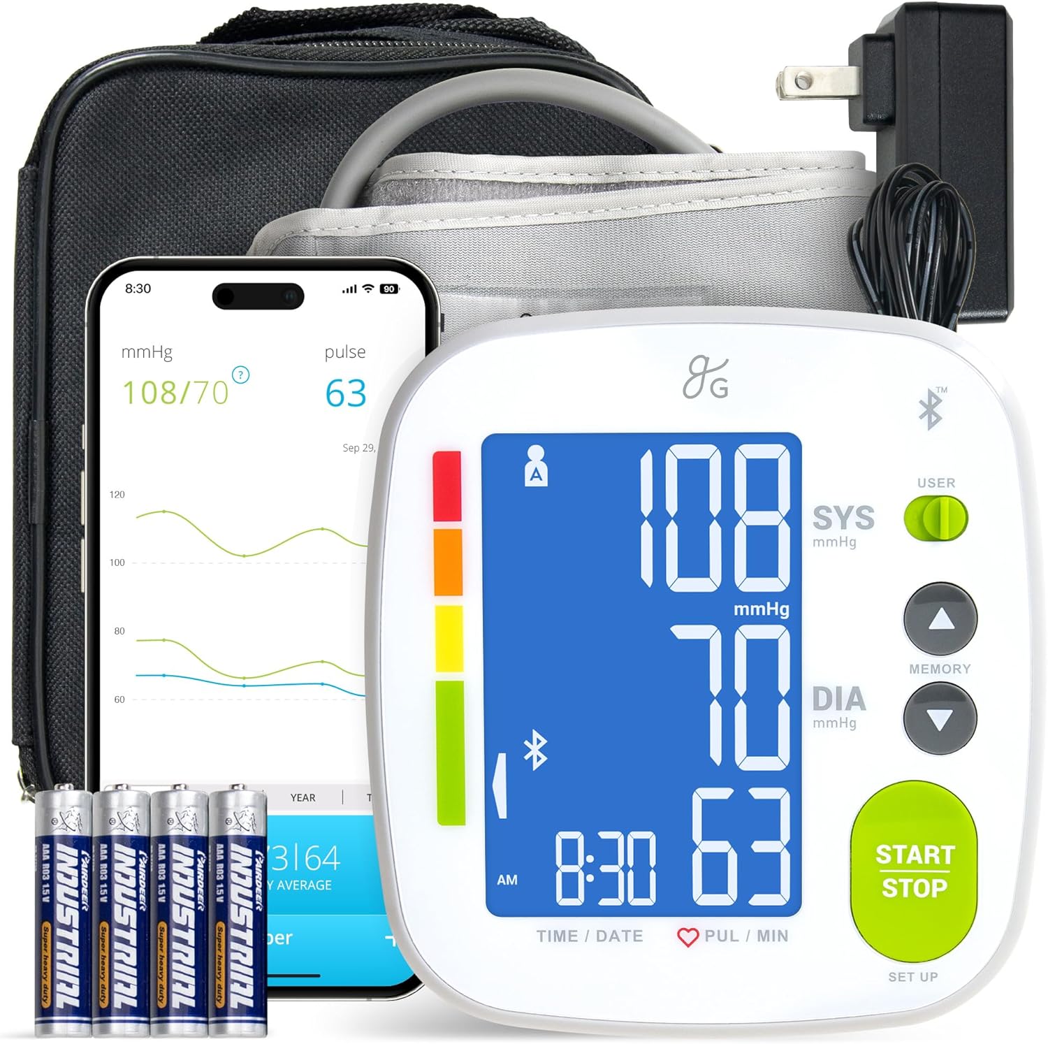 Greater Goods Blood Pressure Monitor Cuff Kit