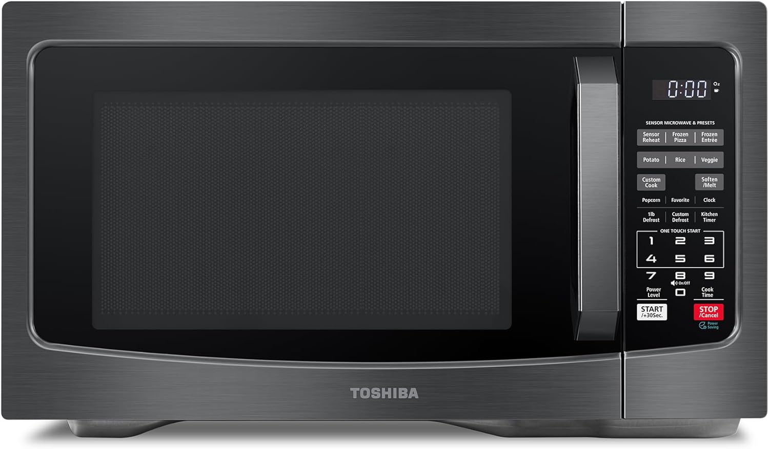 Toshiba EM131A5C-BS Microwave Oven with Smart Sensor