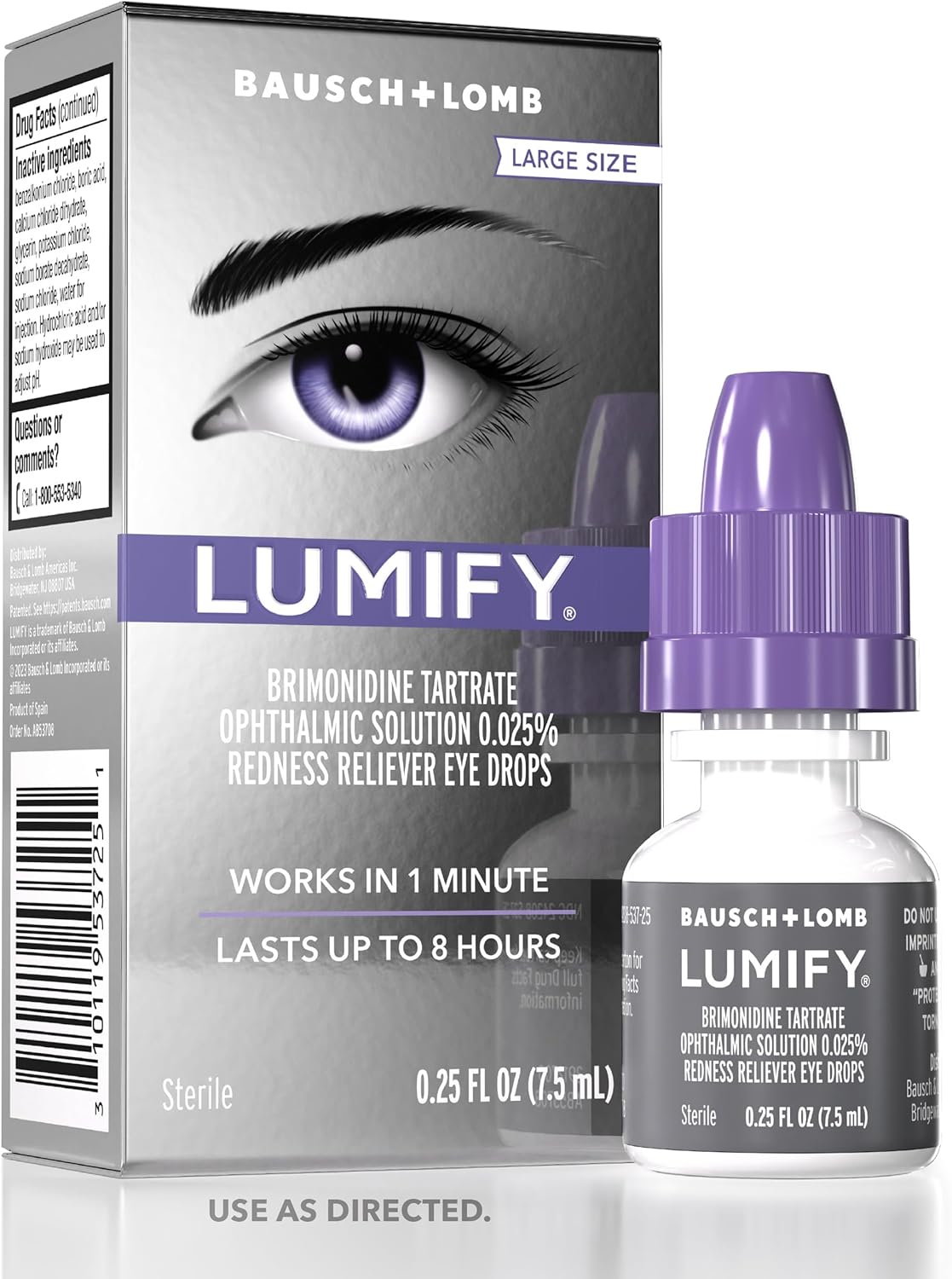 Bausch + Lomb Lumify Redness Reliever Eye Drops