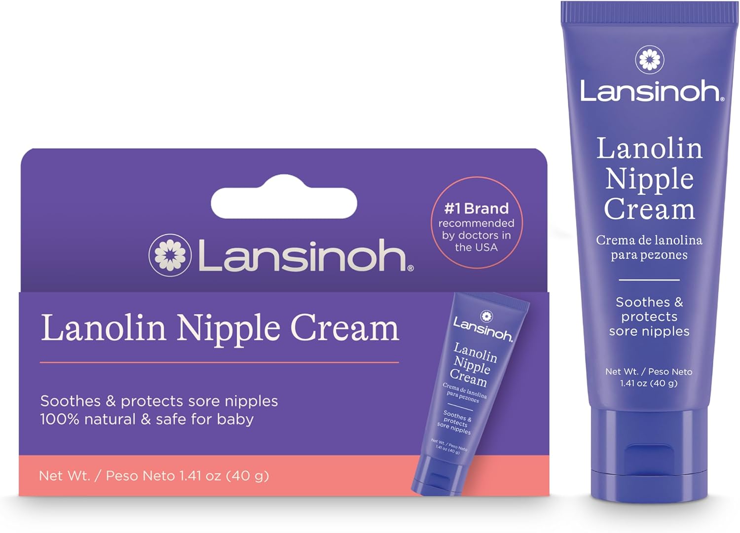 Lansinoh Lanolin Nipple Cream for Breastfeeding