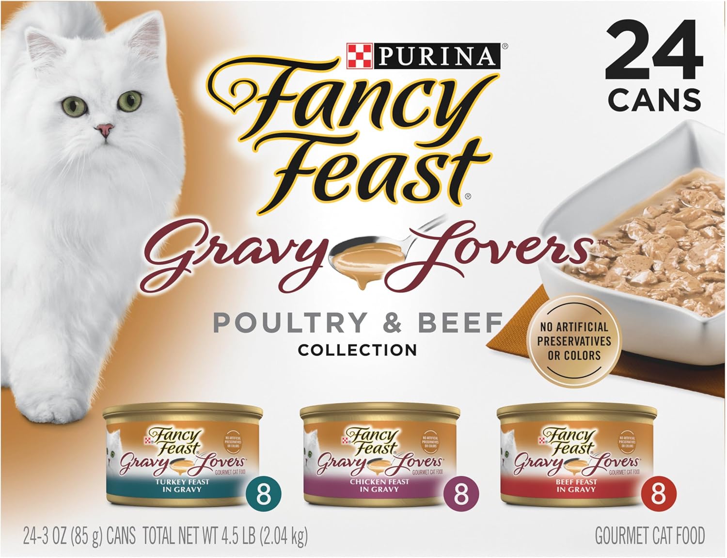 Purina Fancy Feast Gravy Lovers Poultry & Beef Feast Collection Wet Cat Food
