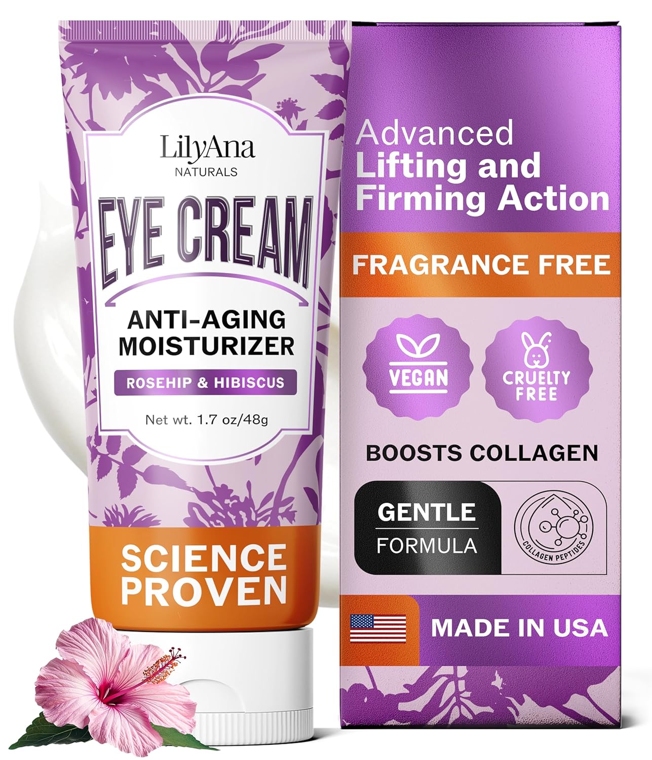 LilyAna Naturals Eye Cream Moisturizer
