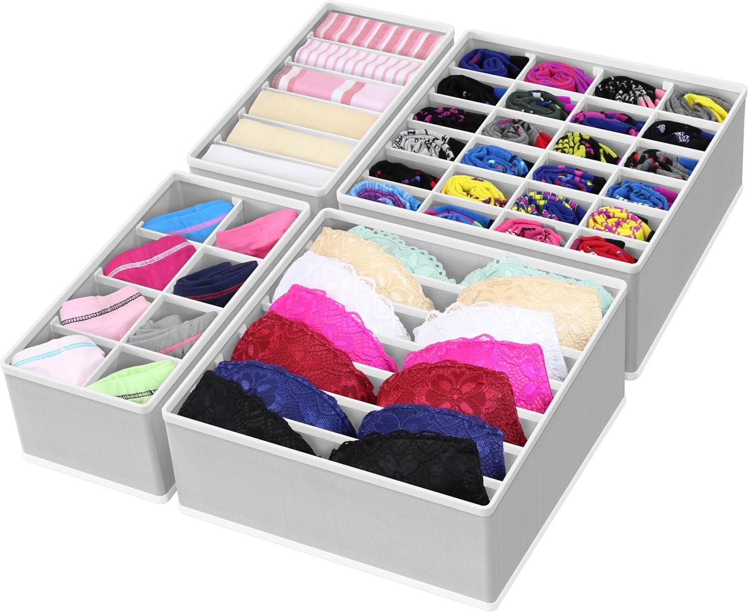 Simple Houseware Closet Underwear Organizer Drawer Divider
