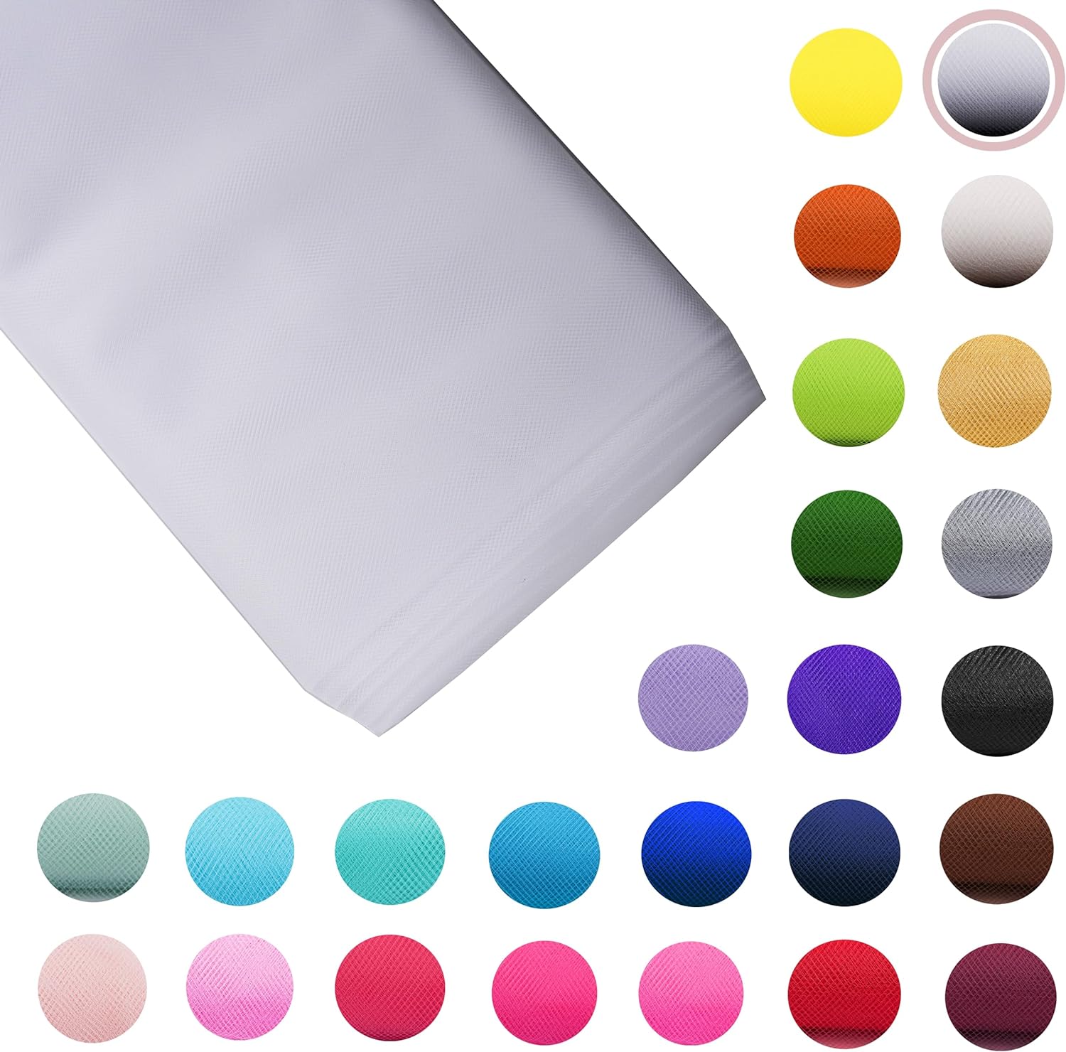 Craft And Party Fabric Tulle Bolt for Wedding and Decoration
