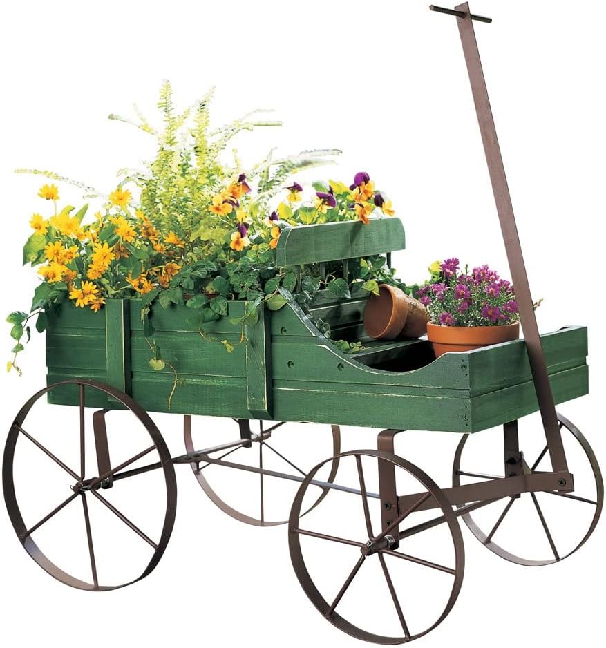 Amish Wagon Decorative Indoor/Outdoor Garden Backyard Planter