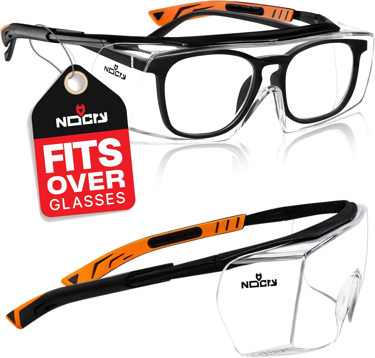 NoCry Over-Glasses Safety Glasses
