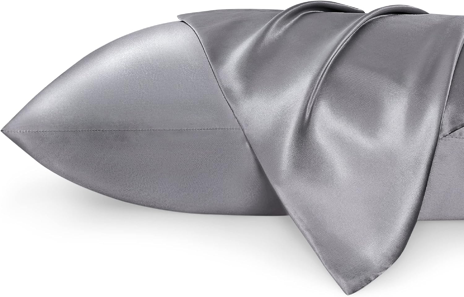 Bedsure Satin Pillowcase for Hair and Skin, 2-Pack