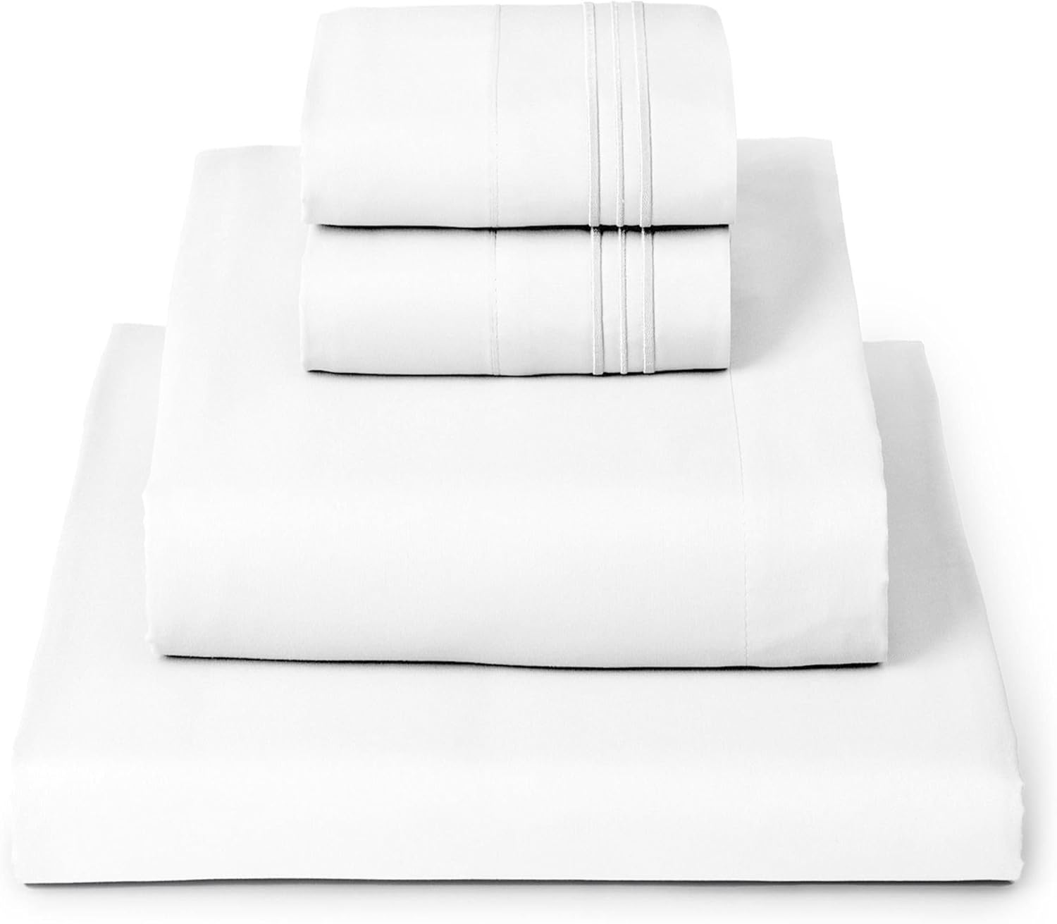 Mellanni Bed Sheet Set - Brushed Microfiber 1800 Bedding