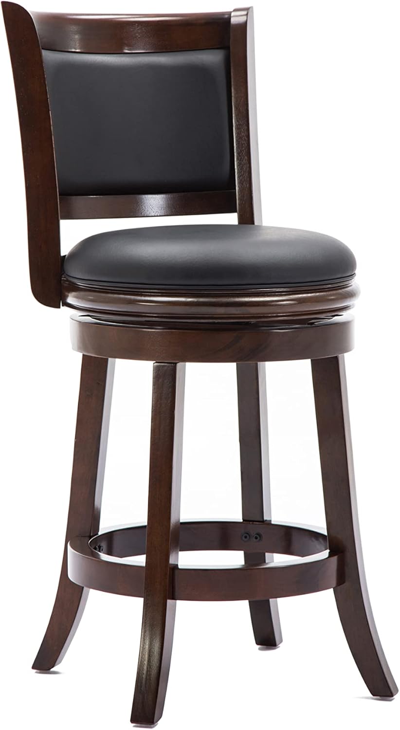 Boraam Augusta Bar Height Swivel Stool